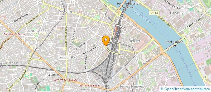 localisation de l'entreprise MADAME AUDREY JOUSSAIN  BORDEAUX