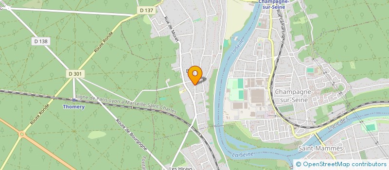 localisation de l'entreprise MADAME AUDREY JULITTE  THOMERY