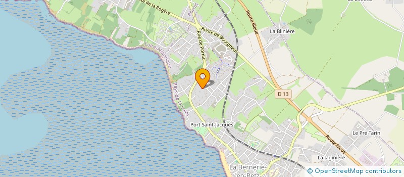 localisation de l'entreprise MADAME AUDREY JULLIEN  LA BERNERIE-EN-RETZ