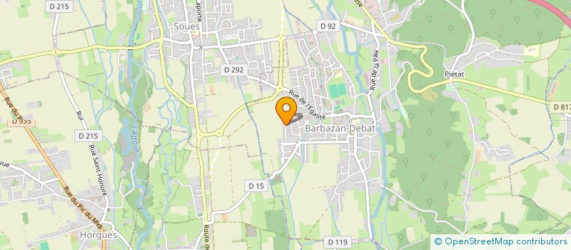 localisation de l'entreprise MADAME AUDREY JUMERE-SAMERE  BARBAZAN-DEBAT