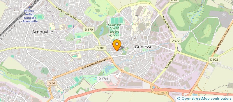 localisation de l'entreprise MADAME AUDREY KADIO à GONESSE