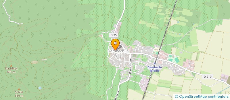 localisation de l'entreprise MADAME AUDREY KAELBEL  DAMBACH-LA-VILLE
