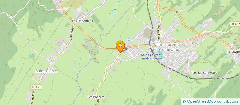 localisation de l'entreprise MADAME AUDREY KARCHER  SAINT-LAURENT-EN-GRANDVAUX