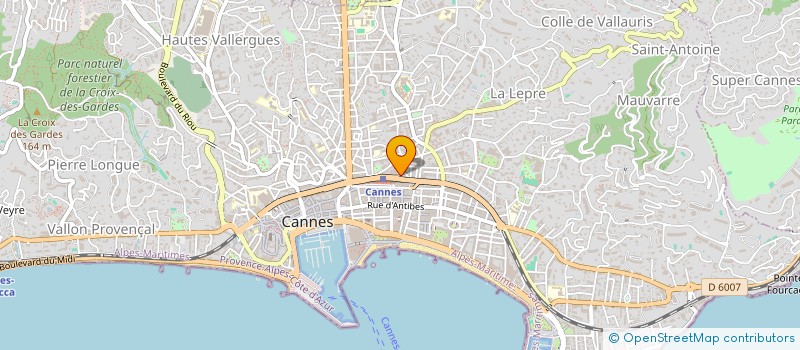 localisation de l'entreprise MADAME AUDREY KARCHER à CANNES