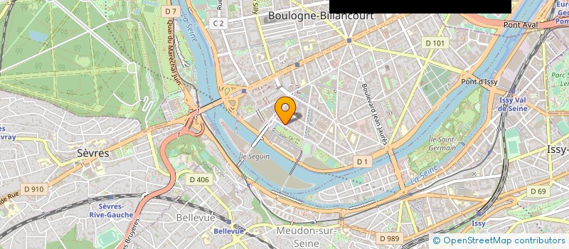 localisation de l'entreprise MADAME AUDREY KATZ à BOULOGNE-BILLANCOURT