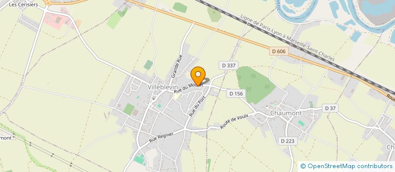 localisation de l'entreprise MADAME AUDREY KAYSER  VILLEBLEVIN