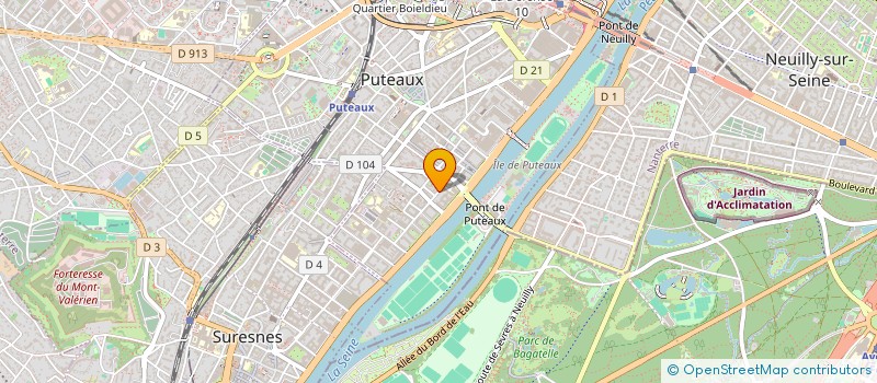 localisation de l'entreprise MADAME AUDREY KAZADI  PUTEAUX