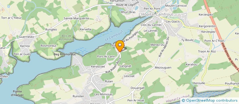 localisation de l'entreprise MADAME AUDREY KERGROACH à LOGONNA-DAOULAS