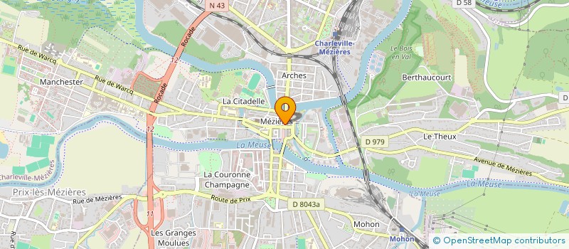 localisation de l'entreprise MADAME AUDREY KESSLER  CHARLEVILLE-MEZIERES