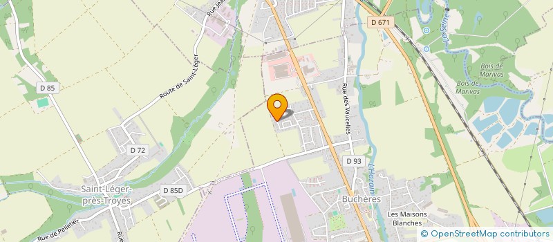 localisation de l'entreprise MADAME AUDREY KETTERLE  BUCHERES