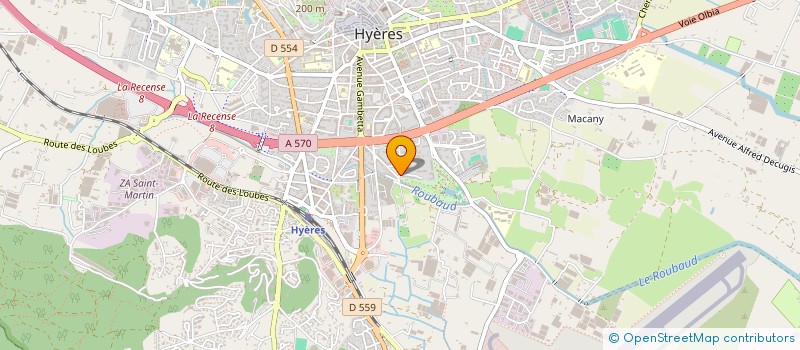 localisation de l'entreprise MADAME AUDREY KIEFER  HYERES