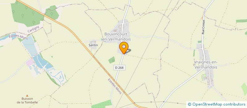 localisation de l'entreprise MADAME AUDREY KNOCKAERT  BOUVINCOURT-EN-VERMANDOIS