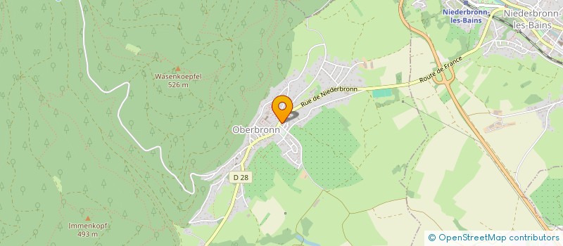 localisation de l'entreprise MADAME AUDREY KOBI  OBERBRONN