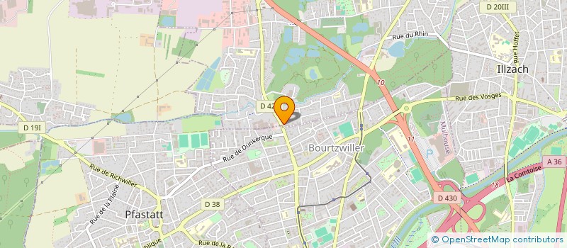 localisation de l'entreprise MADAME AUDREY KUPFERSCHMID  KINGERSHEIM