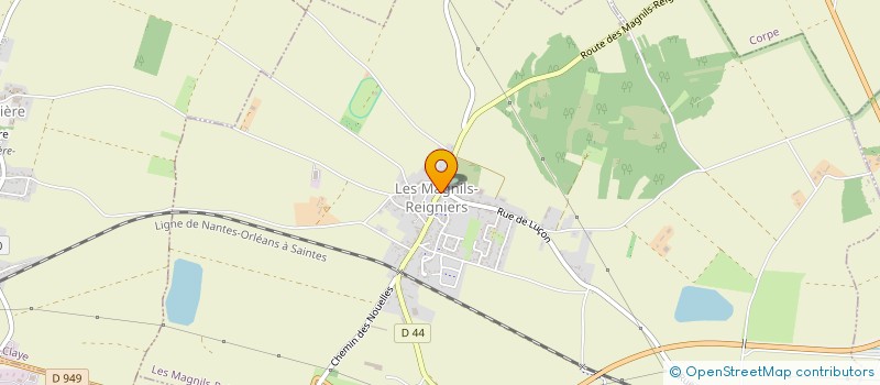 localisation de l'entreprise MADAME AUDREY L'HERITEAU  CHASNAIS