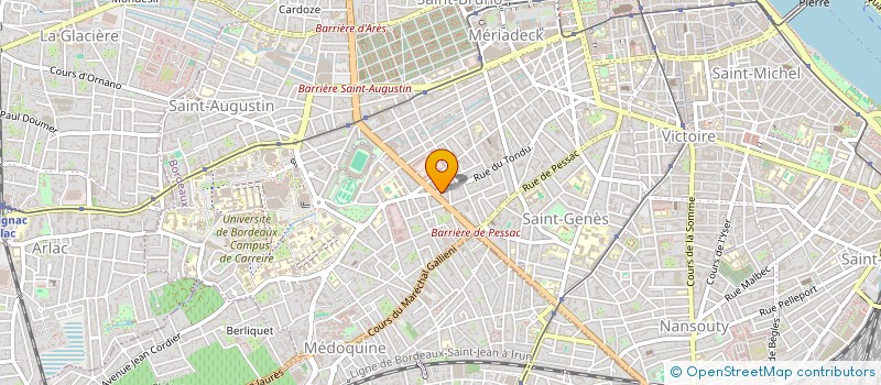 localisation de l'entreprise MADAME AUDREY LABARTHE  BORDEAUX