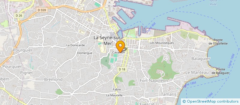 localisation de l'entreprise MADAME AUDREY LABAUME  LA SEYNE-SUR-MER