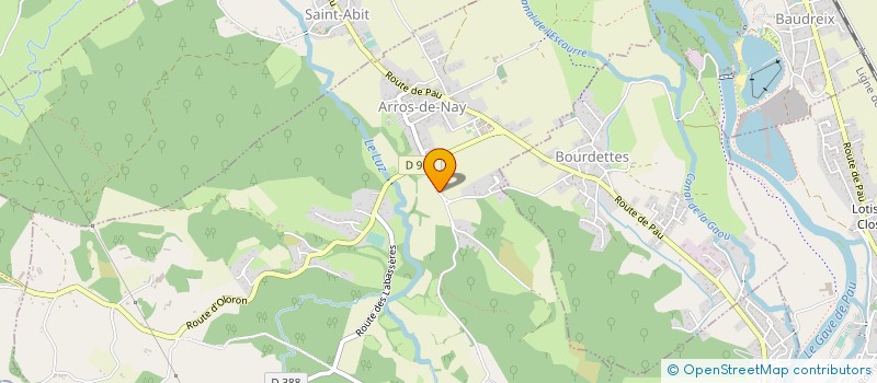 localisation de l'entreprise MADAME AUDREY LACAU  ARROS-DE-NAY