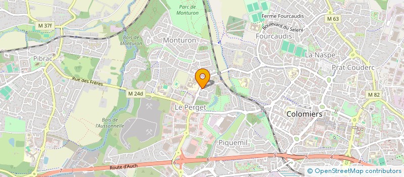 localisation de l'entreprise MADAME AUDREY LACHARTRE à COLOMIERS