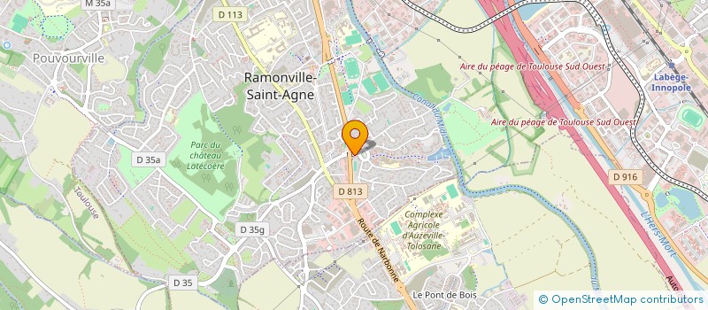 localisation de l'entreprise MADAME AUDREY LACHE  RAMONVILLE-SAINT-AGNE