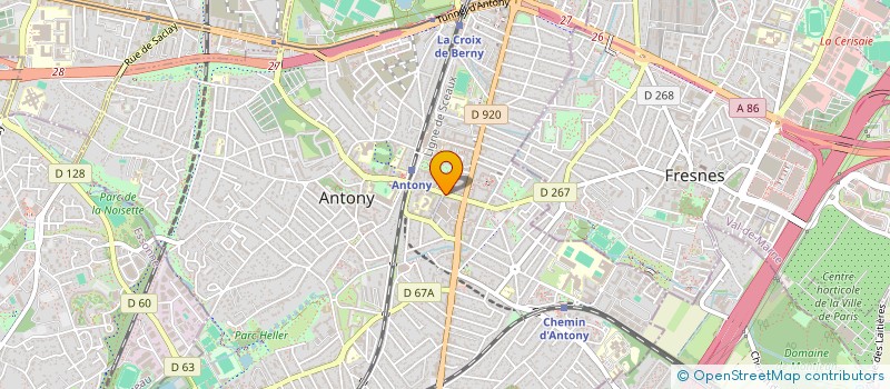 localisation de l'entreprise MADAME AUDREY LACHICHE à ANTONY