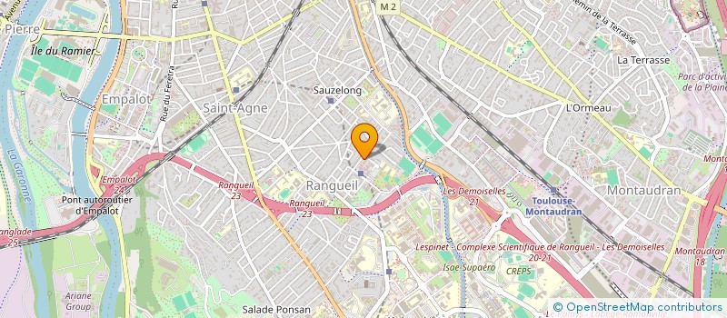 localisation de l'entreprise MADAME AUDREY LACROUX  TOULOUSE