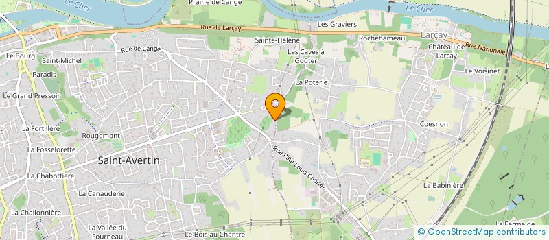 localisation de l'entreprise MADAME AUDREY LAFARGE  SAINT-AVERTIN