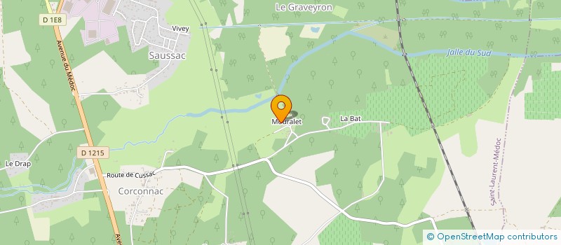 localisation de l'entreprise MADAME AUDREY LAFON  SAINT-LAURENT-MEDOC