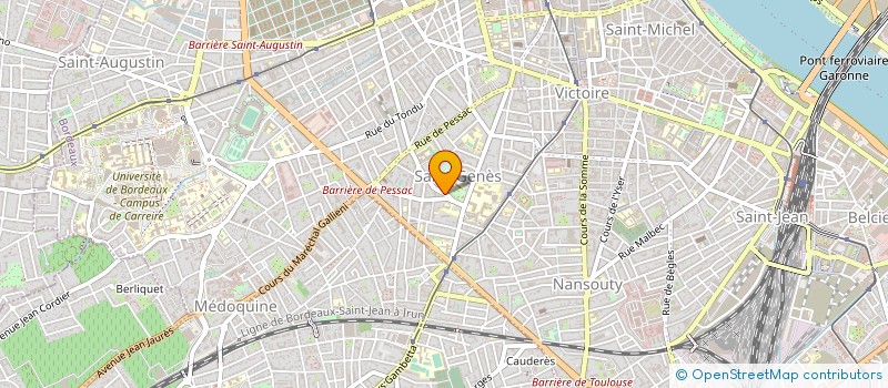 localisation de l'entreprise MADAME AUDREY LAFORET à BORDEAUX