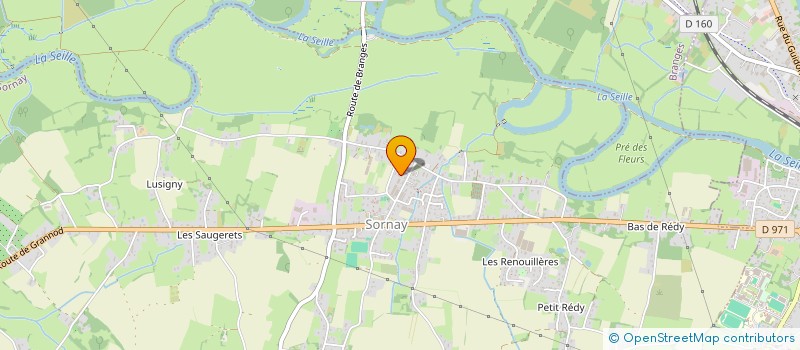 localisation de l'entreprise MADAME AUDREY LAGOUTTE  SORNAY