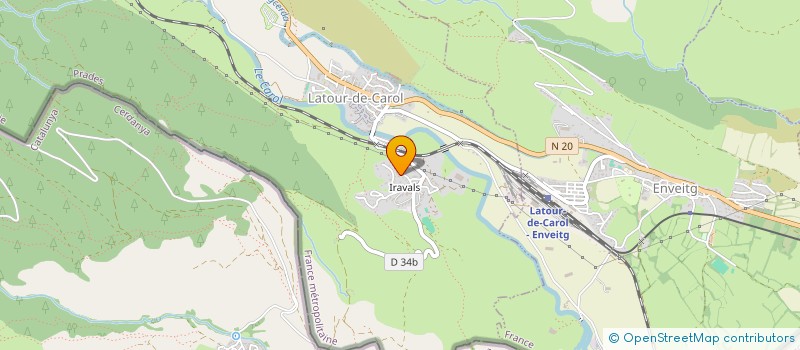 localisation de l'entreprise MADAME AUDREY LAMY  LATOUR-DE-CAROL