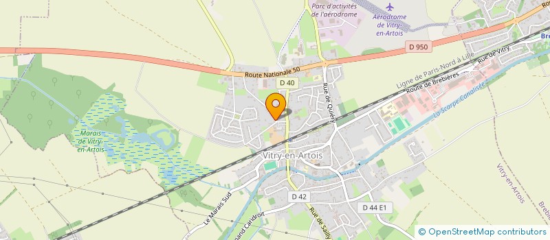 localisation de l'entreprise MADAME AUDREY LAMY  VITRY-EN-ARTOIS