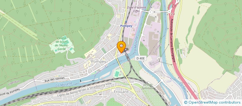 localisation de l'entreprise MADAME AUDREY LANCELOT  POMPEY