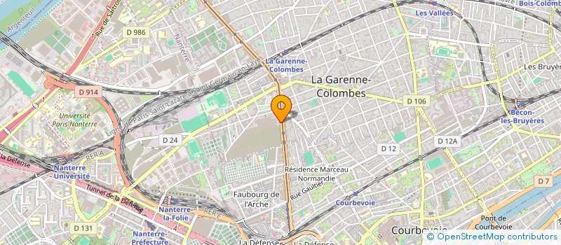 localisation de l'entreprise MADAME AUDREY LANCIOT à LA GARENNE-COLOMBES