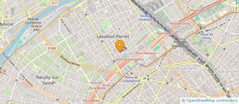 localisation de l'entreprise MADAME AUDREY LANDON à LEVALLOIS-PERRET