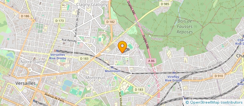 localisation de l'entreprise MADAME AUDREY LANGLAUDE à BOUGIVAL