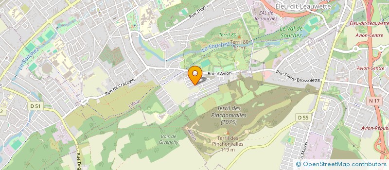 localisation de l'entreprise MADAME AUDREY LARDEMER  LIEVIN