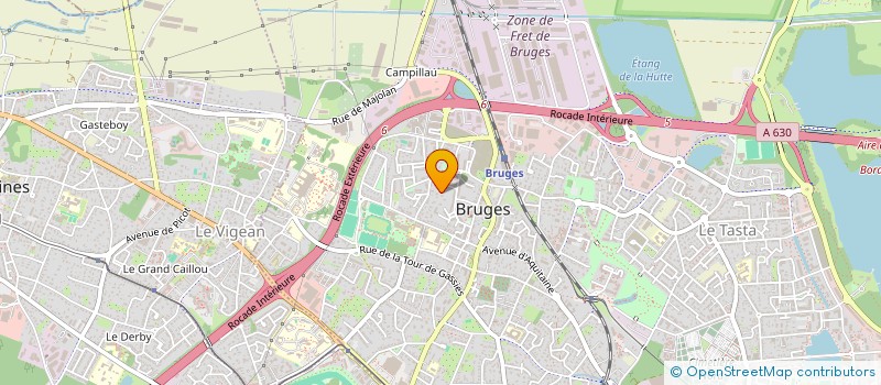 localisation de l'entreprise MADAME AUDREY LARDEUX  BRUGES