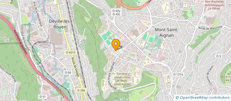 localisation de l'entreprise MADAME AUDREY LARIBLE  MONT-SAINT-AIGNAN