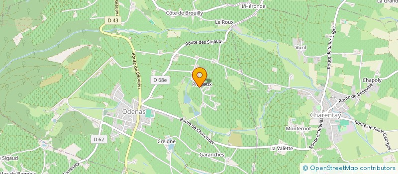 localisation de l'entreprise MADAME AUDREY LAROCHE  VILLIE-MORGON