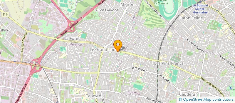 localisation de l'entreprise MADAME AUDREY LARRANDABURE  BORDEAUX