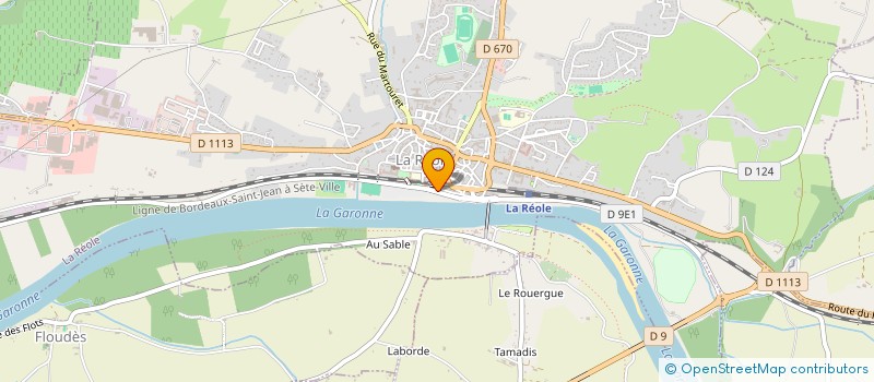 localisation de l'entreprise MADAME AUDREY LARRUE  LA REOLE