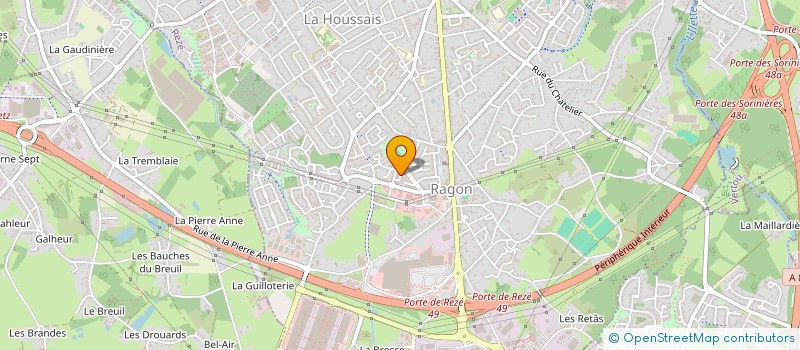 localisation de l'entreprise MADAME AUDREY LASSALLE  REZE