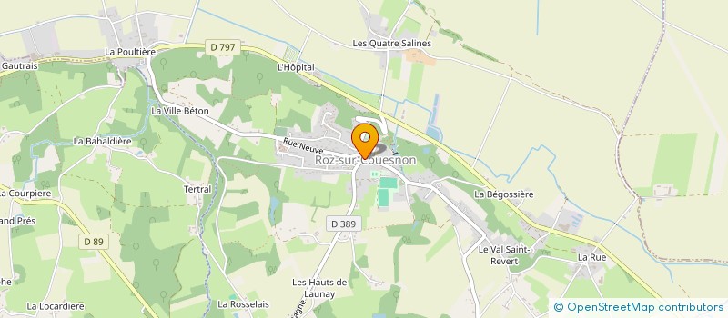 localisation de l'entreprise MADAME AUDREY LASSERVE à ROZ-SUR-COUESNON