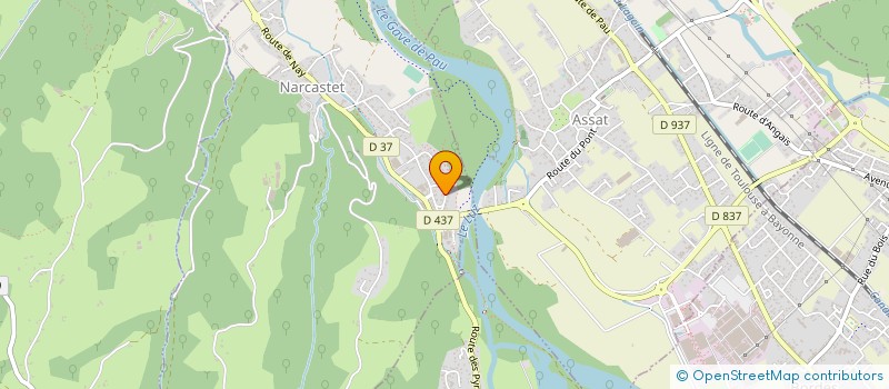 localisation de l'entreprise MADAME AUDREY LASTIESAS  NARCASTET