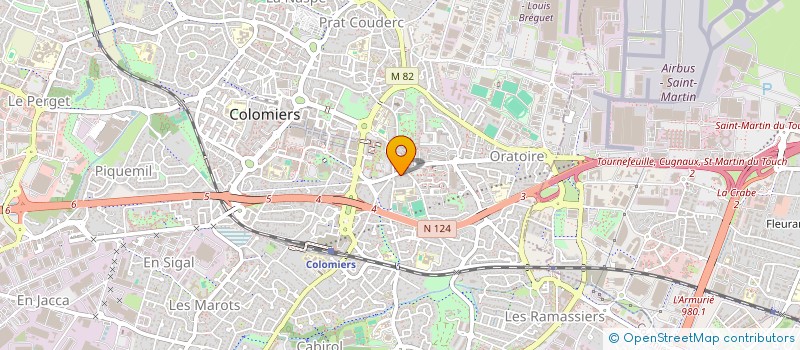 localisation de l'entreprise MADAME AUDREY LAUQUE à COLOMIERS