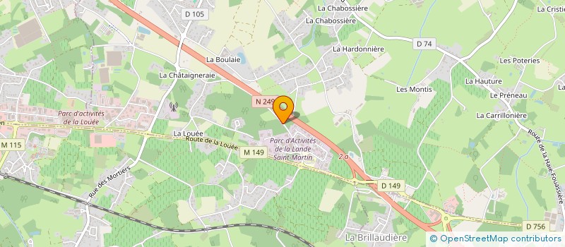 localisation de l'entreprise MADAME AUDREY LAURENT  HAUTE-GOULAINE