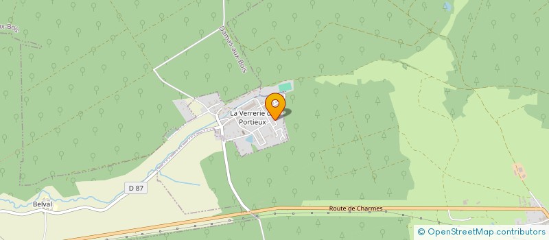 localisation de l'entreprise MADAME AUDREY LAVALLEE  PORTIEUX