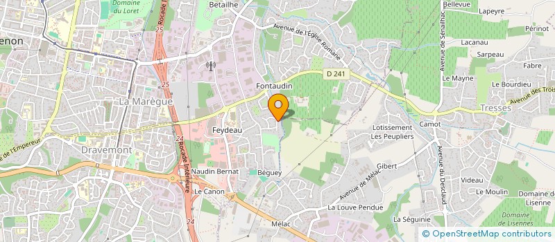 localisation de l'entreprise MADAME AUDREY LAVAT  BORDEAUX