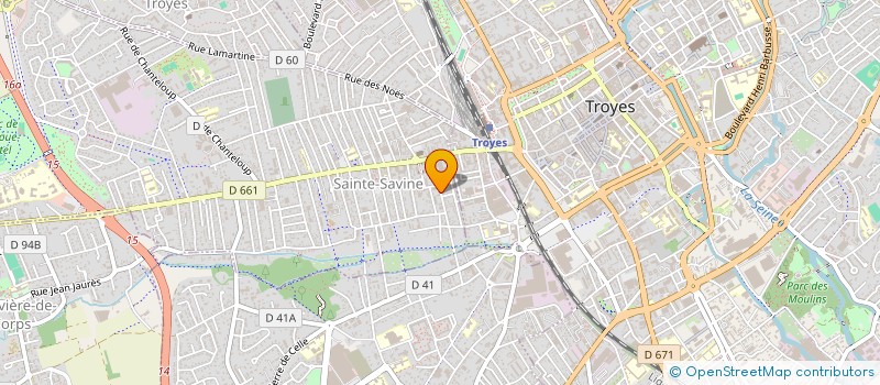 localisation de l'entreprise MADAME AUDREY LAVECHIN  SAINT-LYE